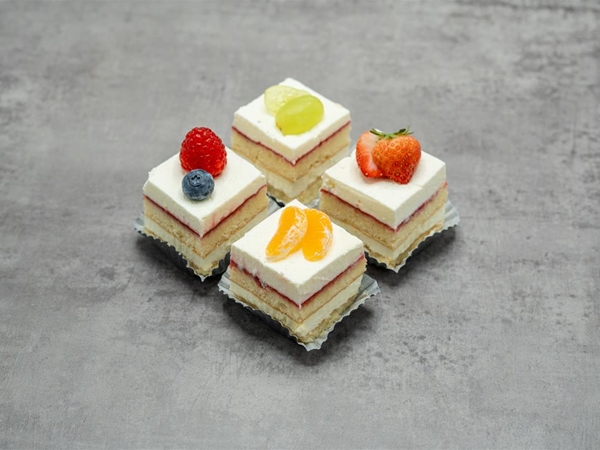 slagroomvierkantje 5x5cm